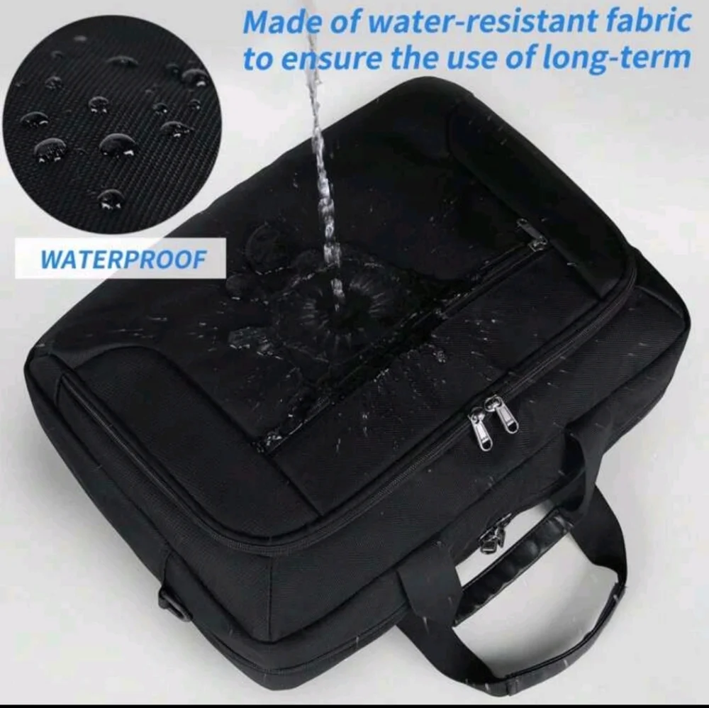 Black Men's Laptop Bag